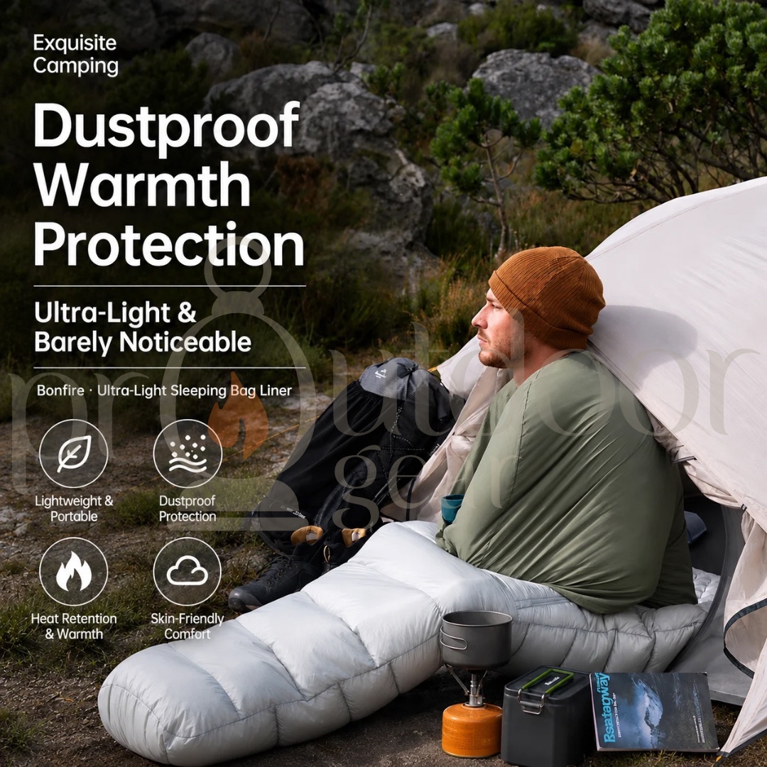 NATUREHIKE CNH22SD016 Thermal Sleeping Bag Liner Inner Lining for Mummy Sleeping Bag Outdoor Camping Hiking Ultralight