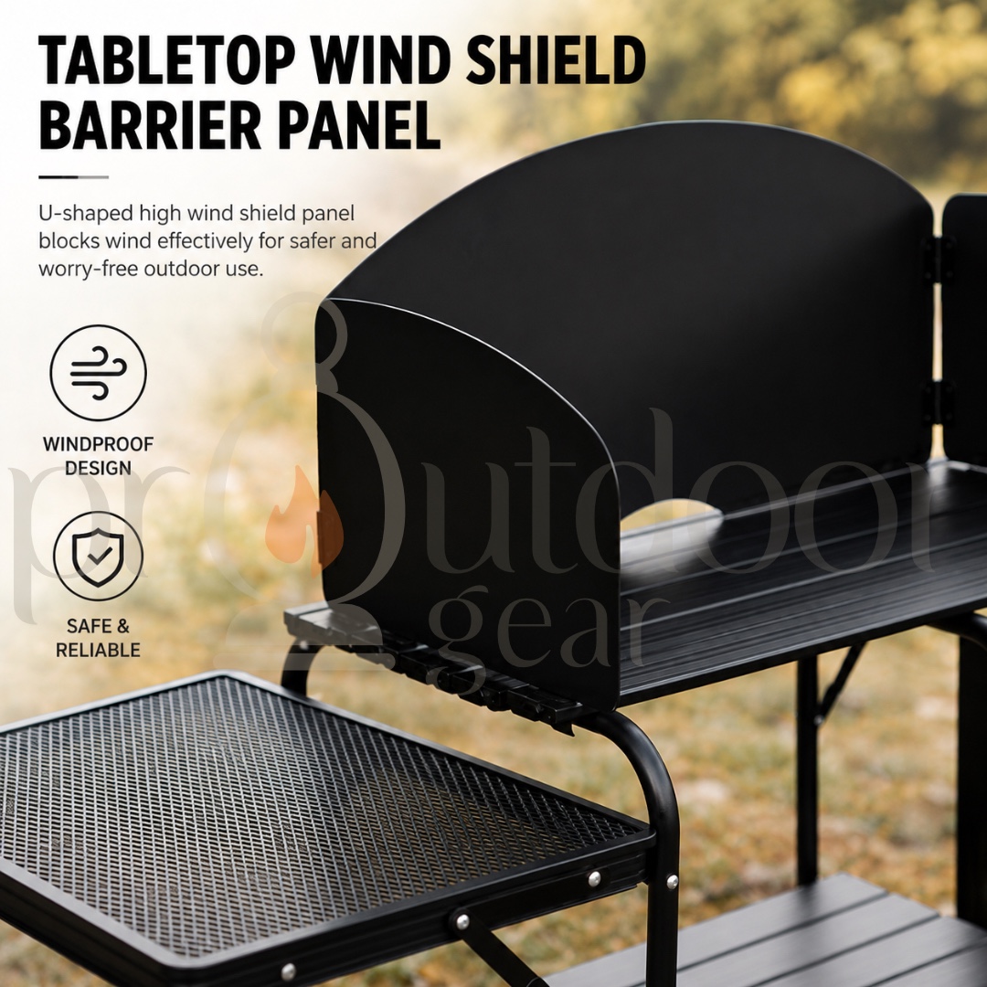 MOUNTAINHIKER SZK358 Outdoor Moving Kitchen Camping Mountaineering Travel Aluminum Alloy Folding Storage