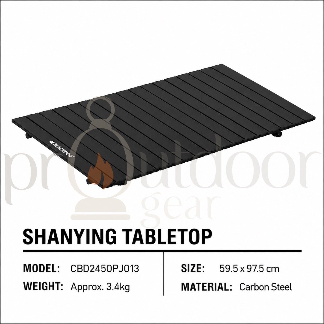 BLACKDOG Shanying Shangen wagon Four-Way Trolley Portable Camping Picnic Cart Table Top