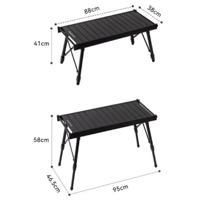 BLACKDOG IGT Combination Table Multifunctional Portable Folding Table Outdoor Camping Style Storage