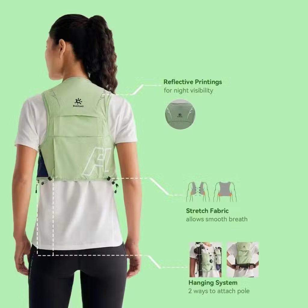 KAILAS FUGA AIR 8 IV Trail Running Hiking Hydration Vest Pack 8 Litre 8L - Unisex
