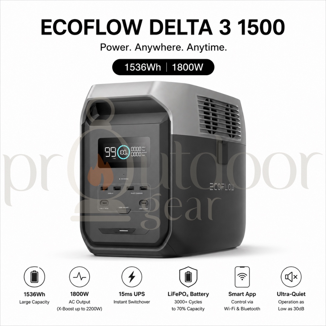 EcoFlow DELTA 3 1500 Portable Power Station with MYS/CHINA PLUG