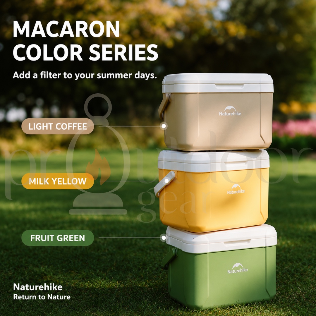 NATUREHIKE 5L 18L PU Cooler Box Large Capacity Portable for Outdoor Camping Fishing Picnic Car Ice Insulation Box