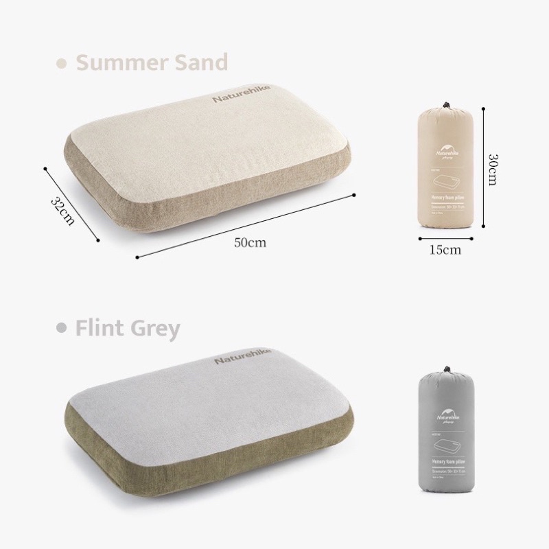 Naturehike NH22ZT002 Outdoor Memory Foam Square Pillow Portable Pillow