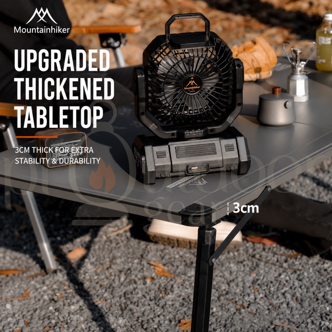 MOUNTAINHIKER SZK1385 Adjustable Folding Camping Table Aluminum Alloy Outdoor Picnic Adjustable Portable Lightweight