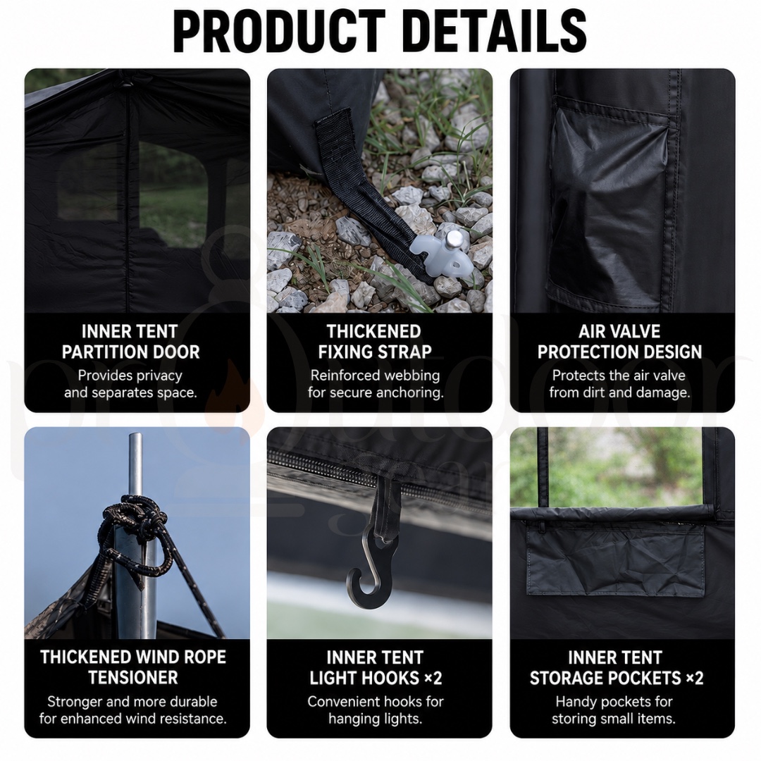 BLACKDOG Kunpeng Wings-Spreading Inflatable Tent Air Tent CBD2550WS012