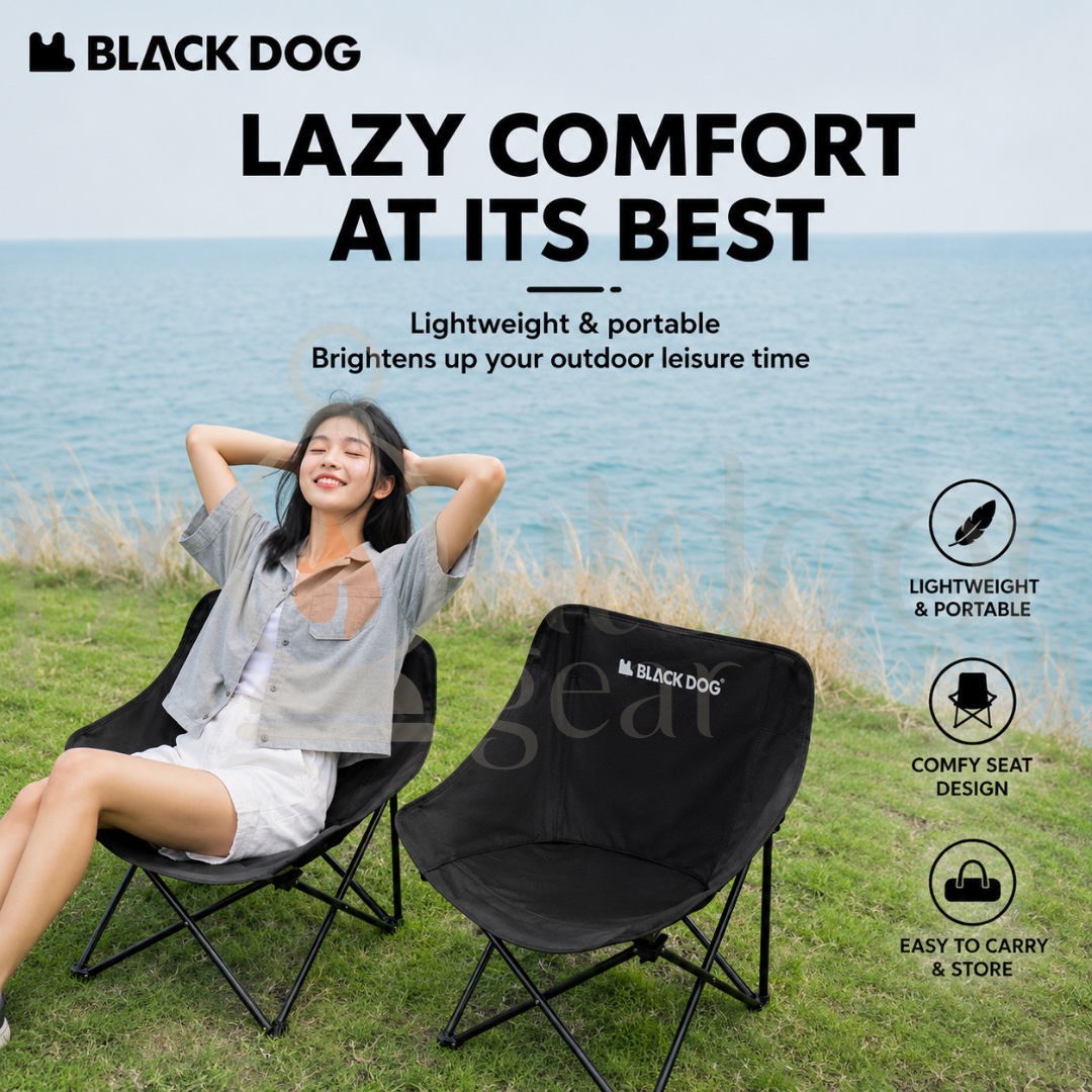 BLACKDOG Low Moon Chair Fuyue Camping Outdoor Foldable CBD2300JJ020