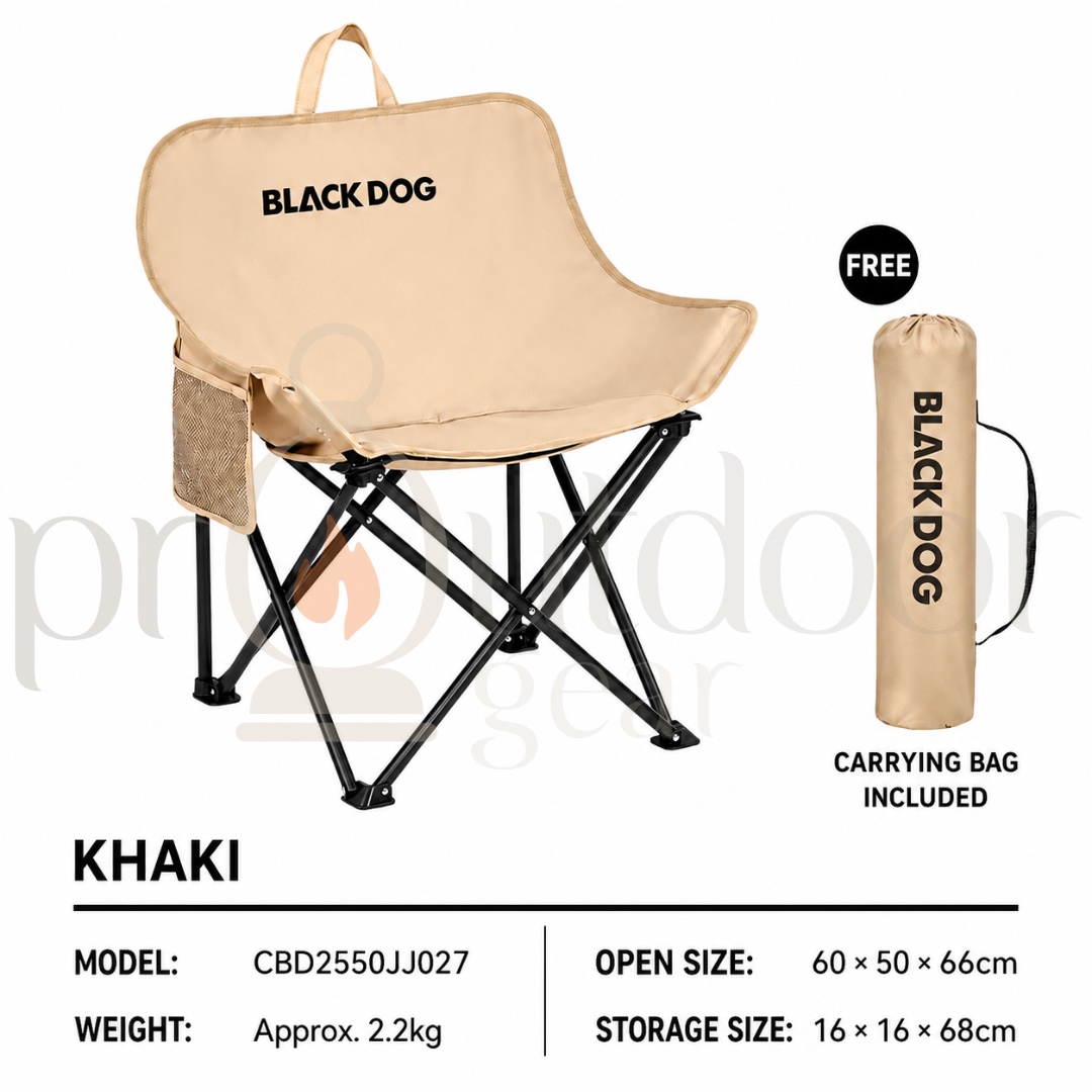 BLACKDOG Low Moon Chair Fuyue Camping Outdoor Foldable CBD2300JJ020