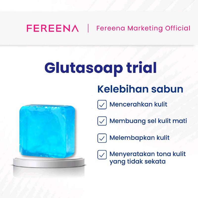 Fereena GlutaSoap Sabun Putih Glutathione + Niacinamide 10g