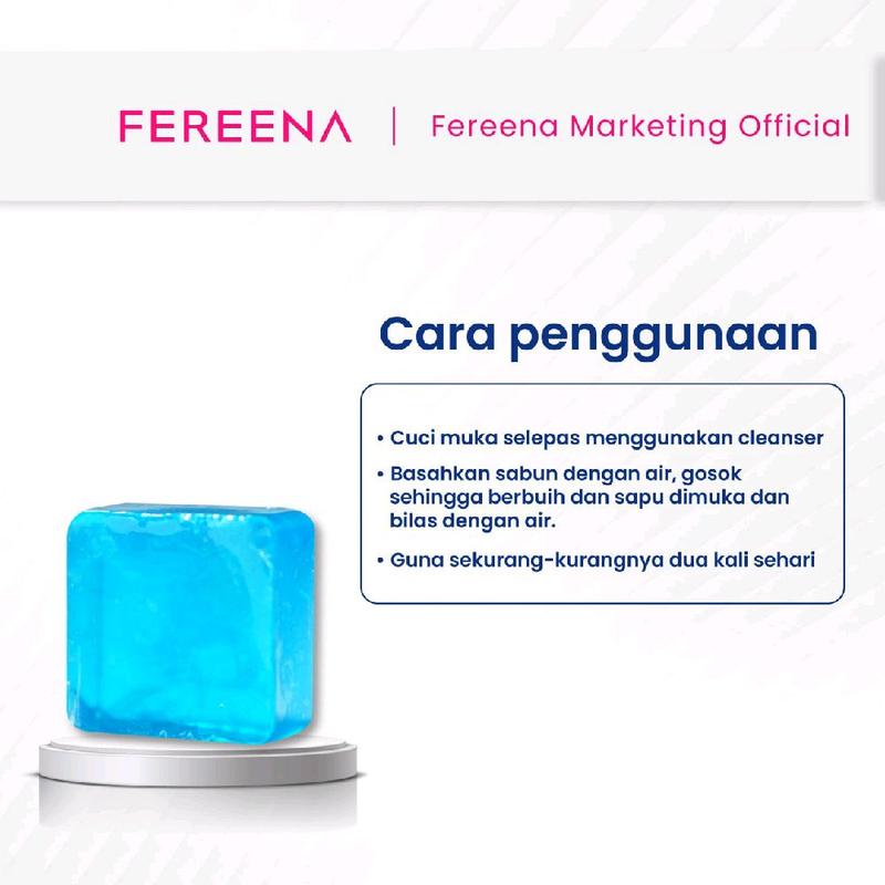 Fereena GlutaSoap Sabun Putih Glutathione + Niacinamide 10g