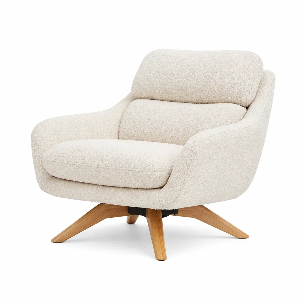 Modern Lounge Armchair C Cream-modapave