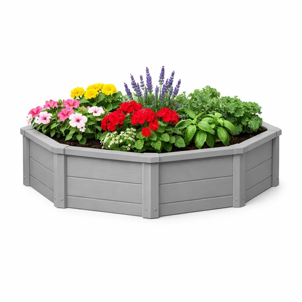 Raised Garden Bed Grey-easeenvoy