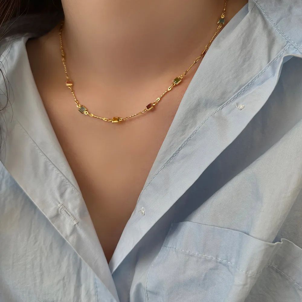 Káprázatos elegancia - Erzsébet 14K arany nyaklánc