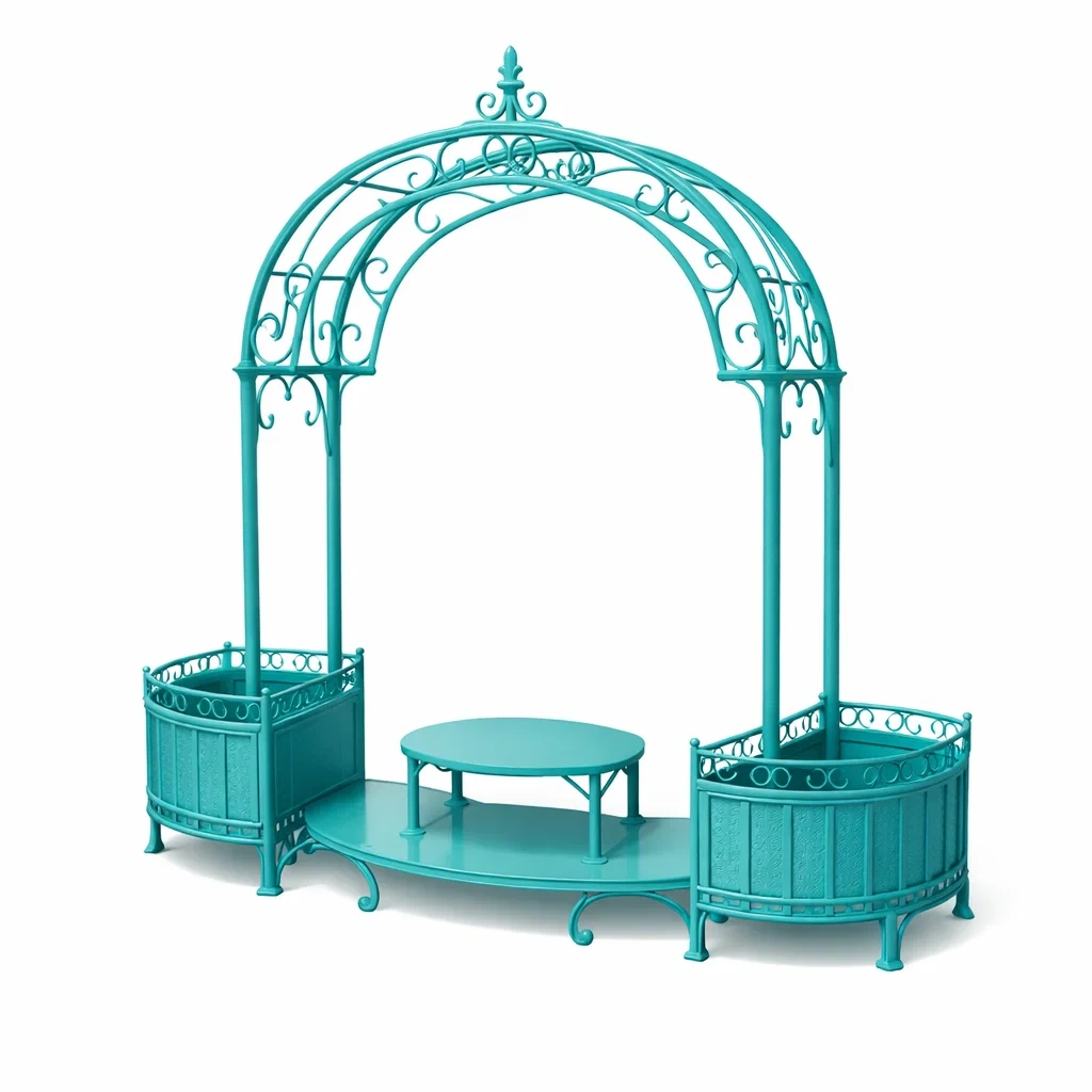 courtyard flower stand