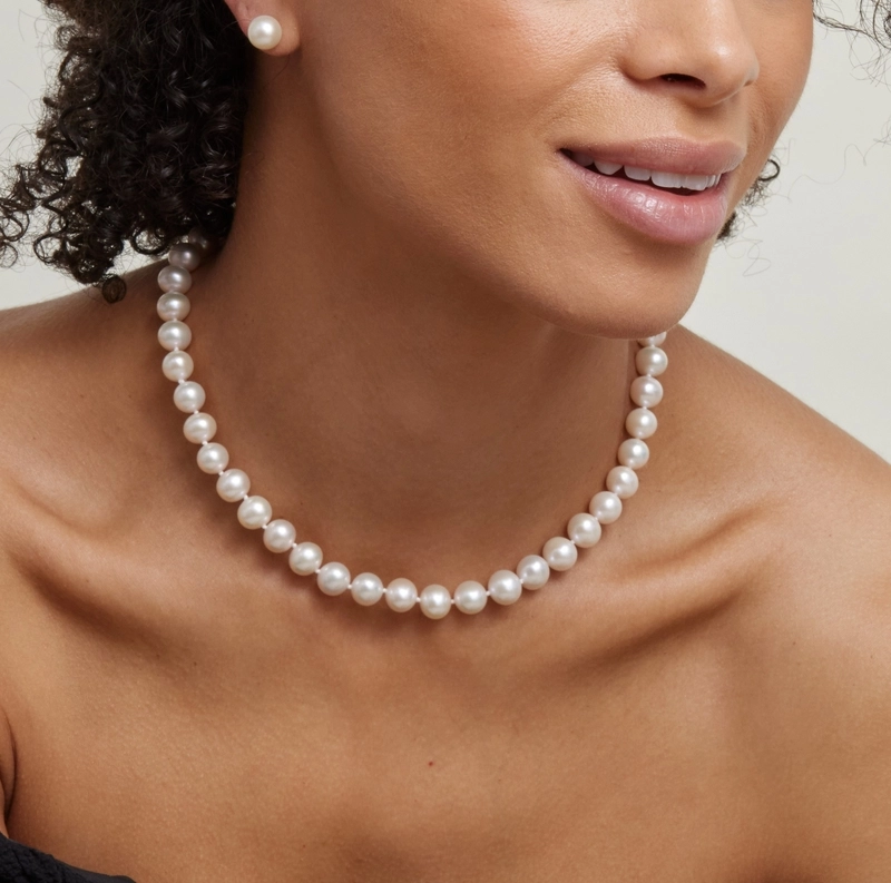 AAAA White South Sea Pearl Necklace
