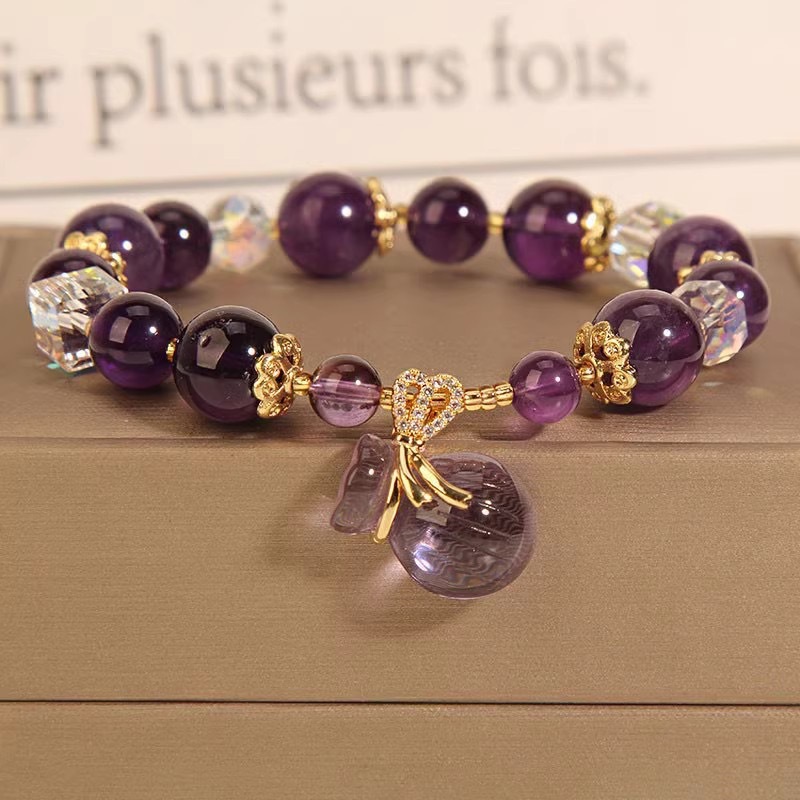 (🔥HOT SALE NOW 49% OFF) - Natural Amethyst Water Drop Bracelet