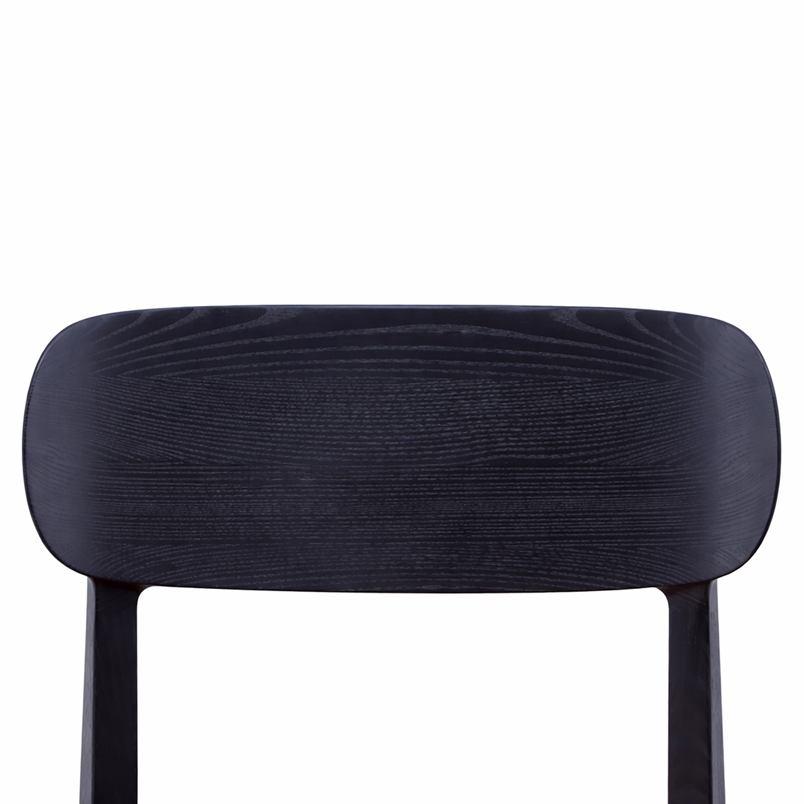 無垢材ダイニングチェア（アッシュ材・本革風クッション）