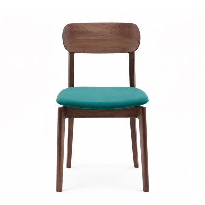 無垢ウォールナット ダイニングチェア｜選べる座面（クッション／木製）｜北欧・和モダン対応