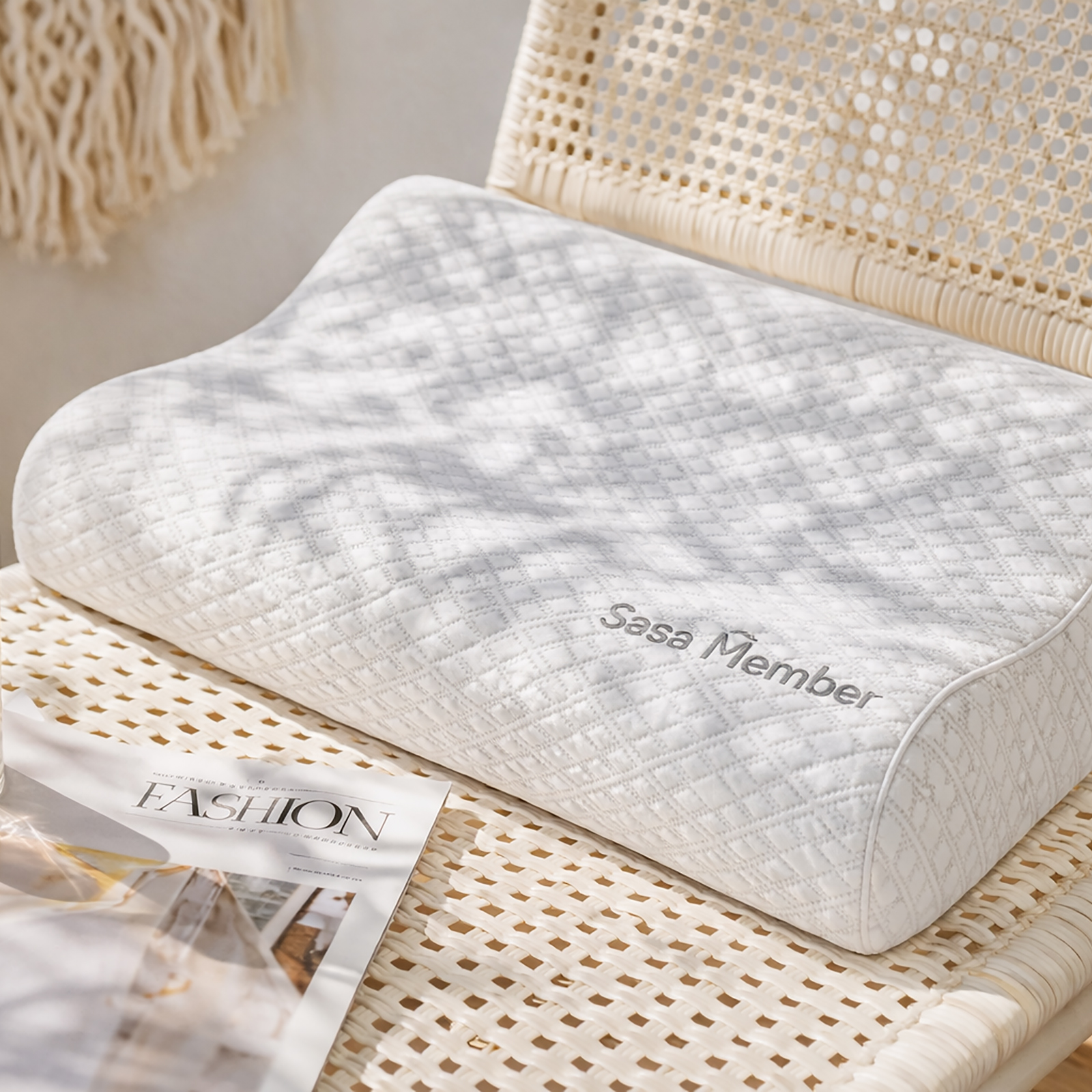 バランスサポート枕 人間工学デザイン 異形カット低反発メモリーフォーム 高冷感カバー 上質な寝心地