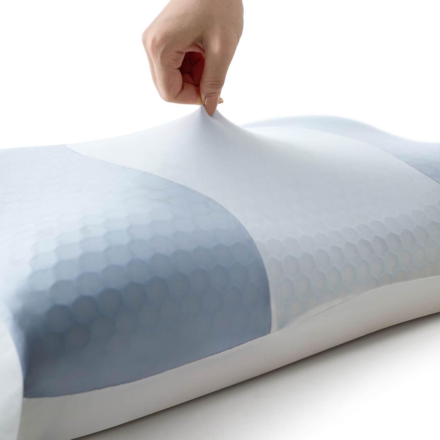 眠りの雲メモリーピロー｜３Ｄ人体工学設計 蜂巣通気 天絲クール 抗菌可洗 高密度１.２ＫＧ枕芯 快眠サポート枕