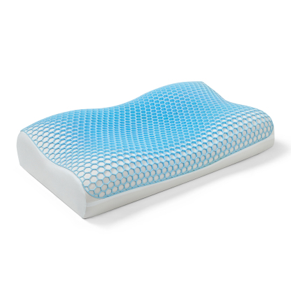 眠りの雲メモリーピロー｜３Ｄ人体工学設計 蜂巣通気 天絲クール 抗菌可洗 高密度１.２ＫＧ枕芯 快眠サポート枕