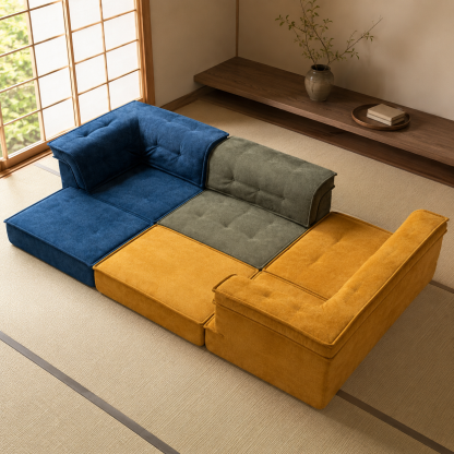 “モジュールソファ「カラフルリラックス」”