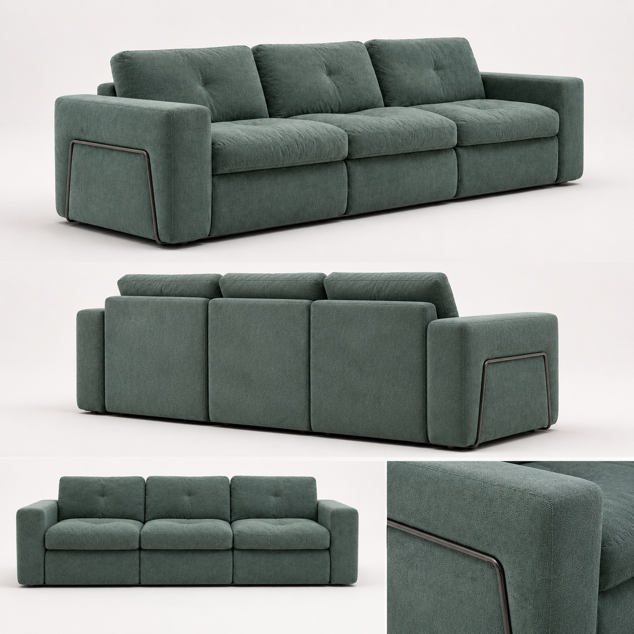 CloudNest カバーリング仕様 モジュールソファ 3人掛け