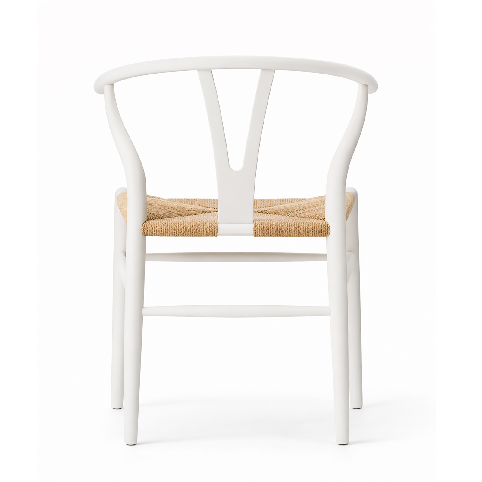 北米ホワイトオーク無垢材アームチェア ホワイト