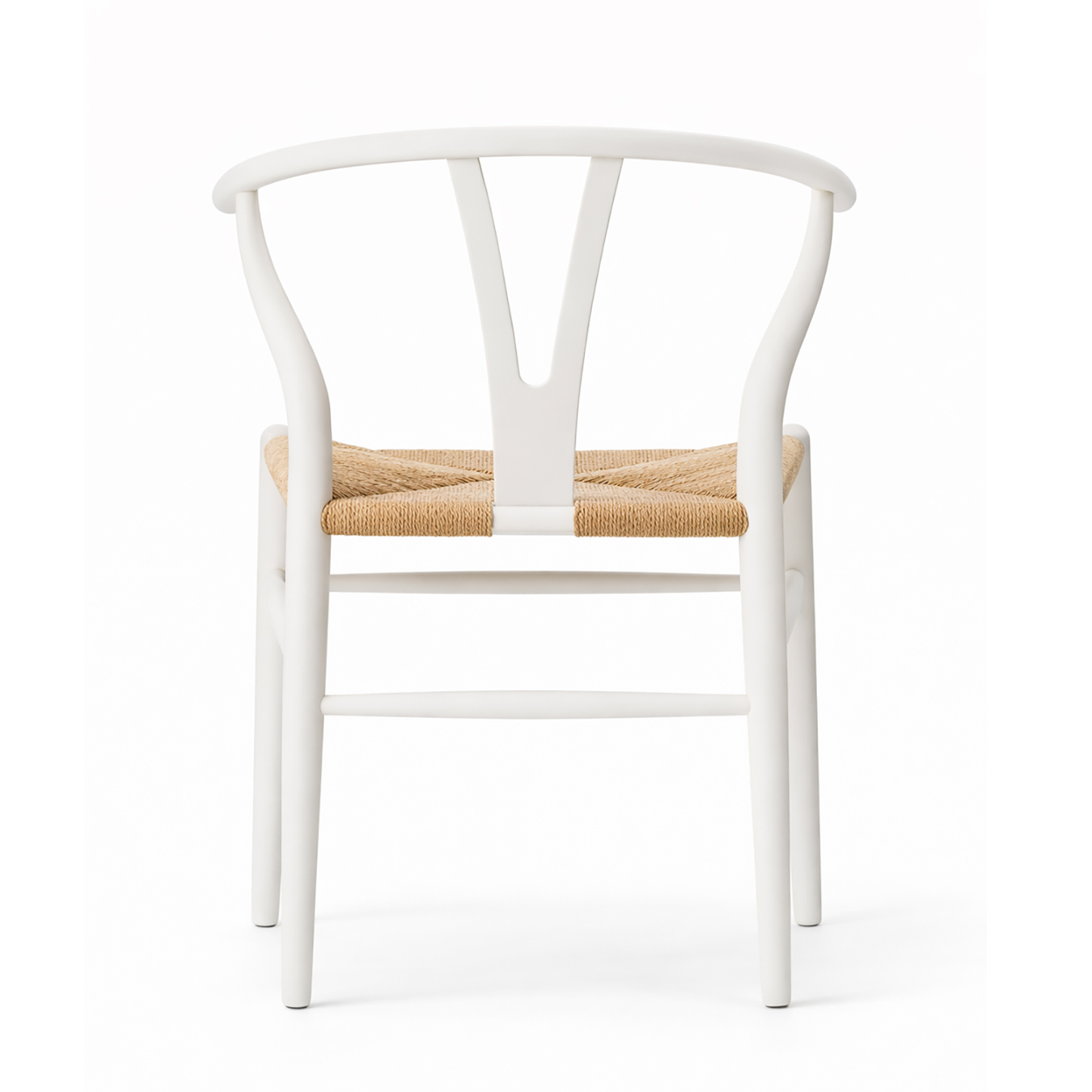 北米ホワイトオーク無垢材アームチェア ホワイト