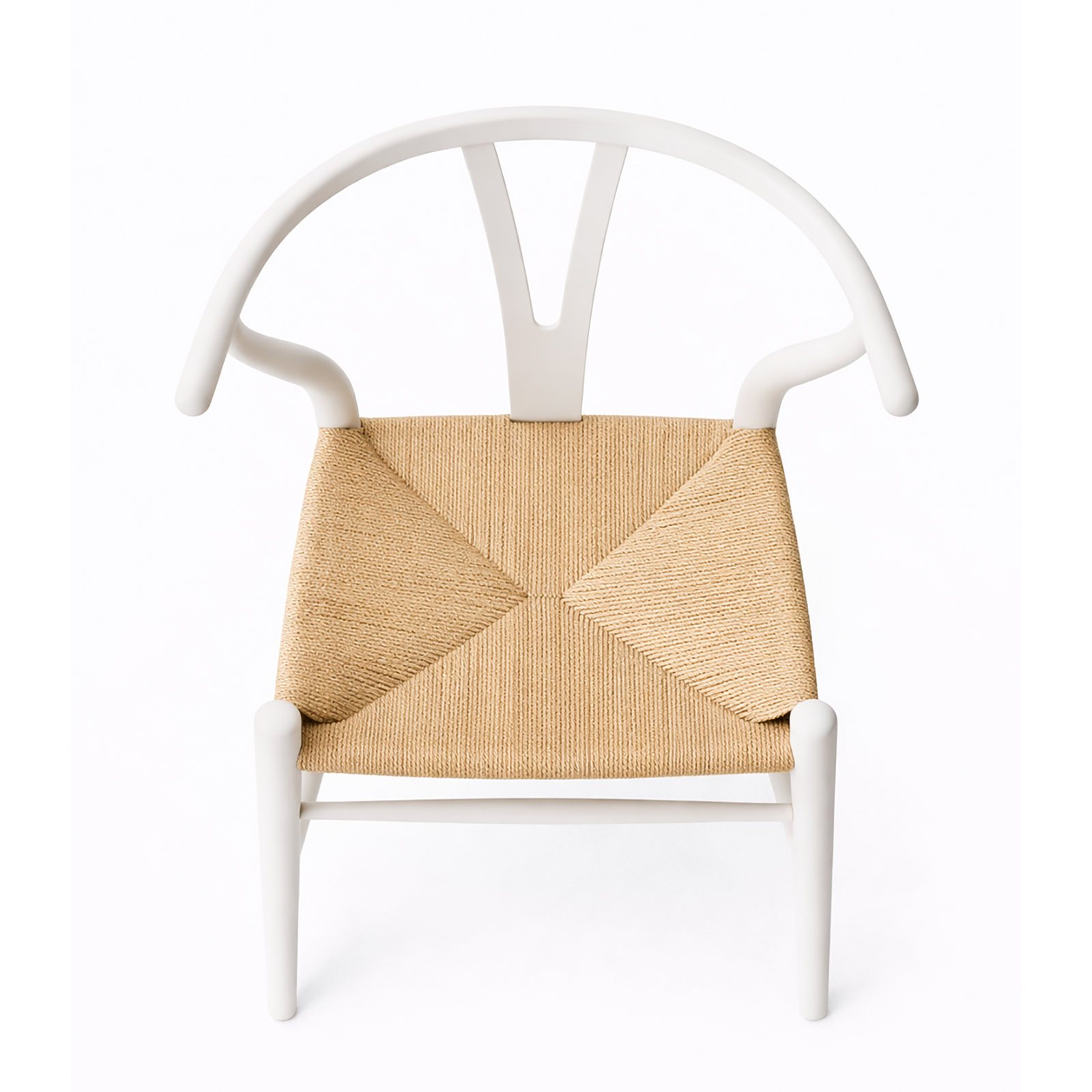 北米ホワイトオーク無垢材アームチェア ホワイト