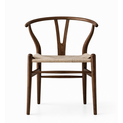 北米産ブラックウォールナット無垢材 アームチェア