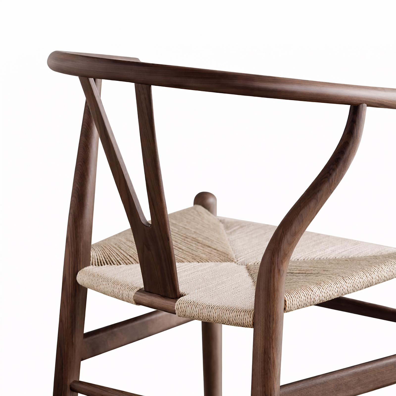 北米産ブラックウォールナット無垢材 アームチェア