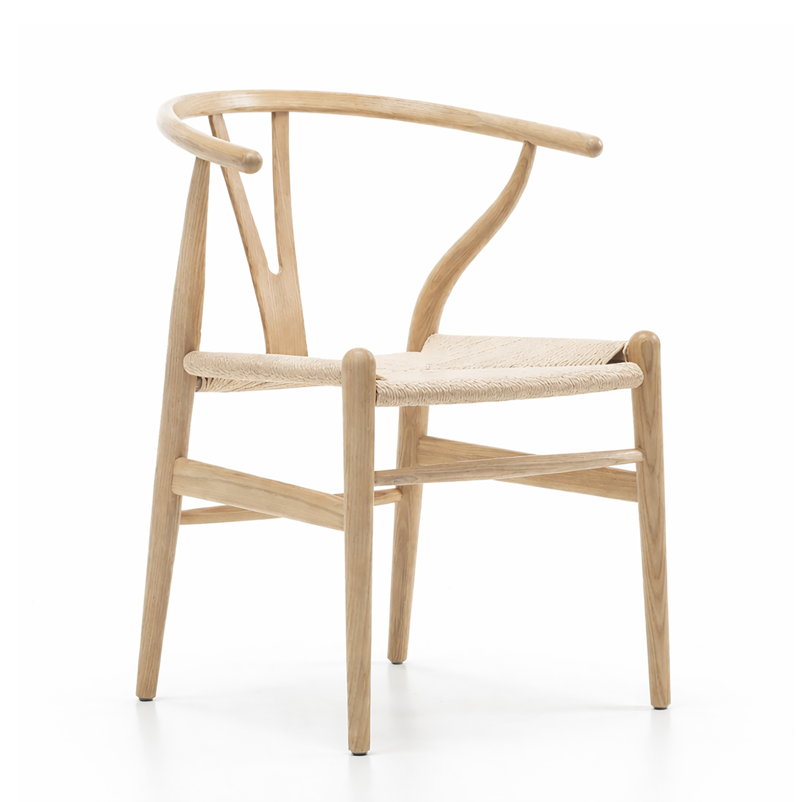 北米産ホワイトアッシュ無垢材 Yバックアームチェア