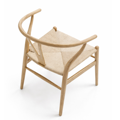 北米産ホワイトアッシュ無垢材 Yバックアームチェア