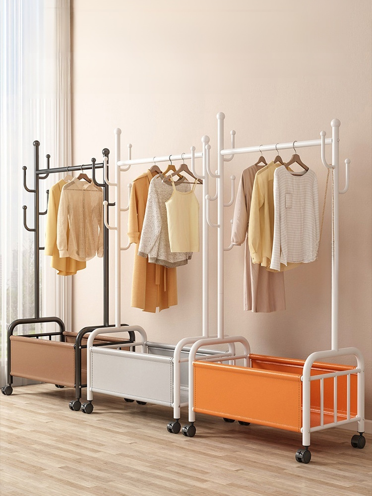Home Indoor Mobile Light Luxury Multi-functional Storage and Drying Rack