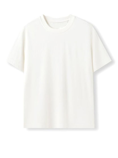 Round-neck luxury embroidered short-sleeve