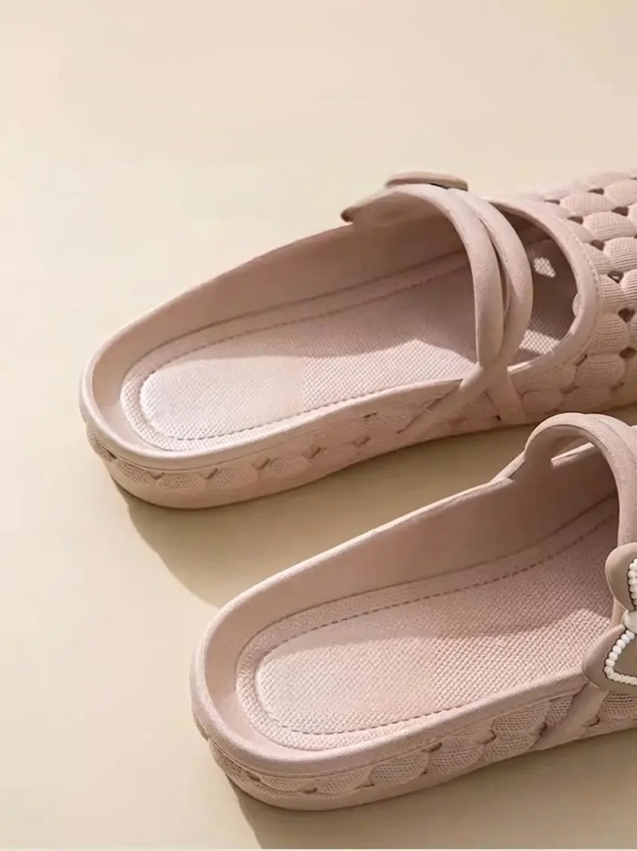 Ultra-soft open-toe hole slippers