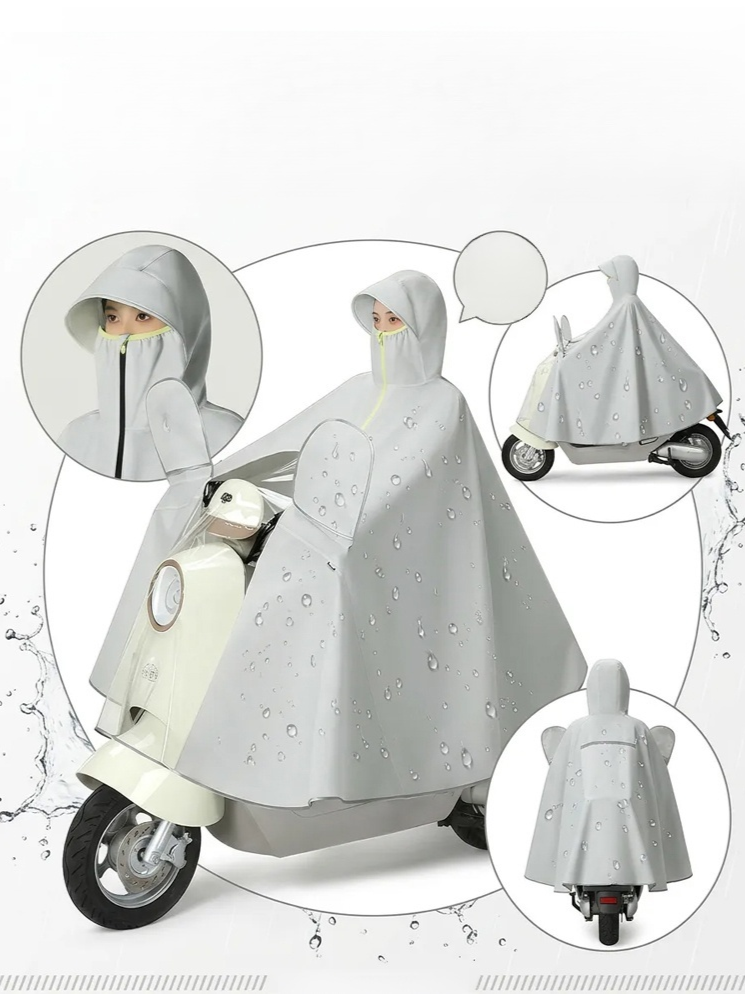 【Anti-Heavy Rain】Thickened Electric Vehicle Raincoat Poncho
