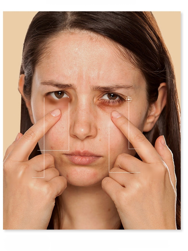 Wrinkle-lightening and firming eye cream stick