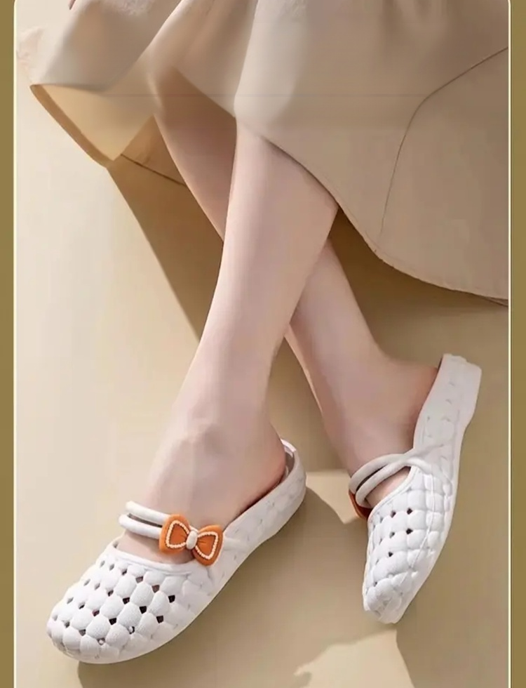 Ultra-soft open-toe hole slippers
