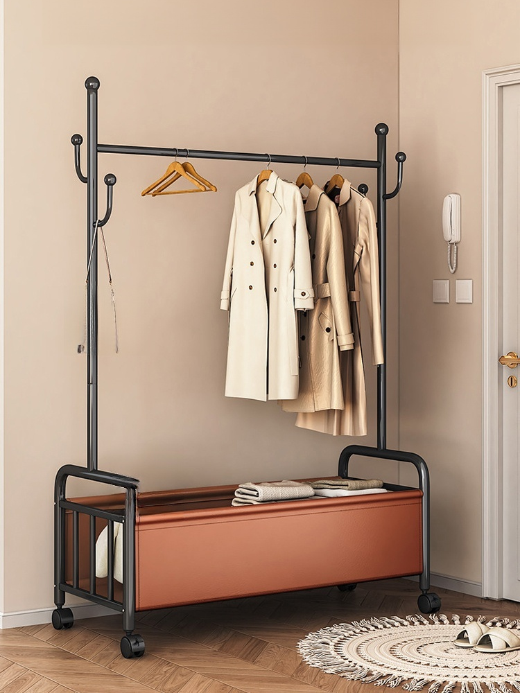 Home Indoor Mobile Light Luxury Multi-functional Storage and Drying Rack