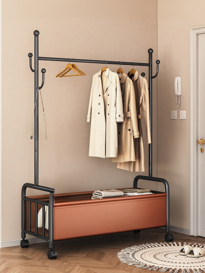 Home Indoor Mobile Light Luxury Multi-functional Storage and Drying Rack