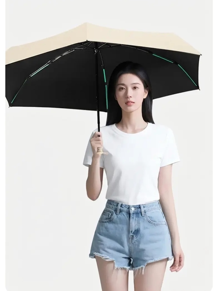 [Sunny and Rainy Dual-Purpose] Ultra-Light Five-Fold Capsule Umbrella