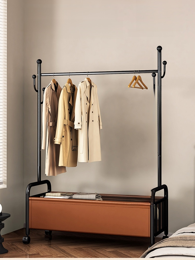 Home Indoor Mobile Light Luxury Multi-functional Storage and Drying Rack