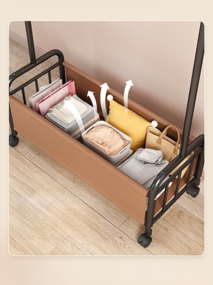 Home Indoor Mobile Light Luxury Multi-functional Storage and Drying Rack