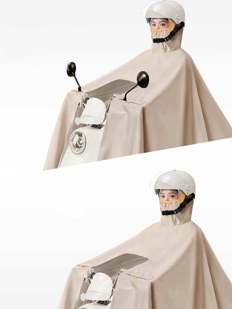 【Anti-Heavy Rain】Thickened Electric Vehicle Raincoat Poncho