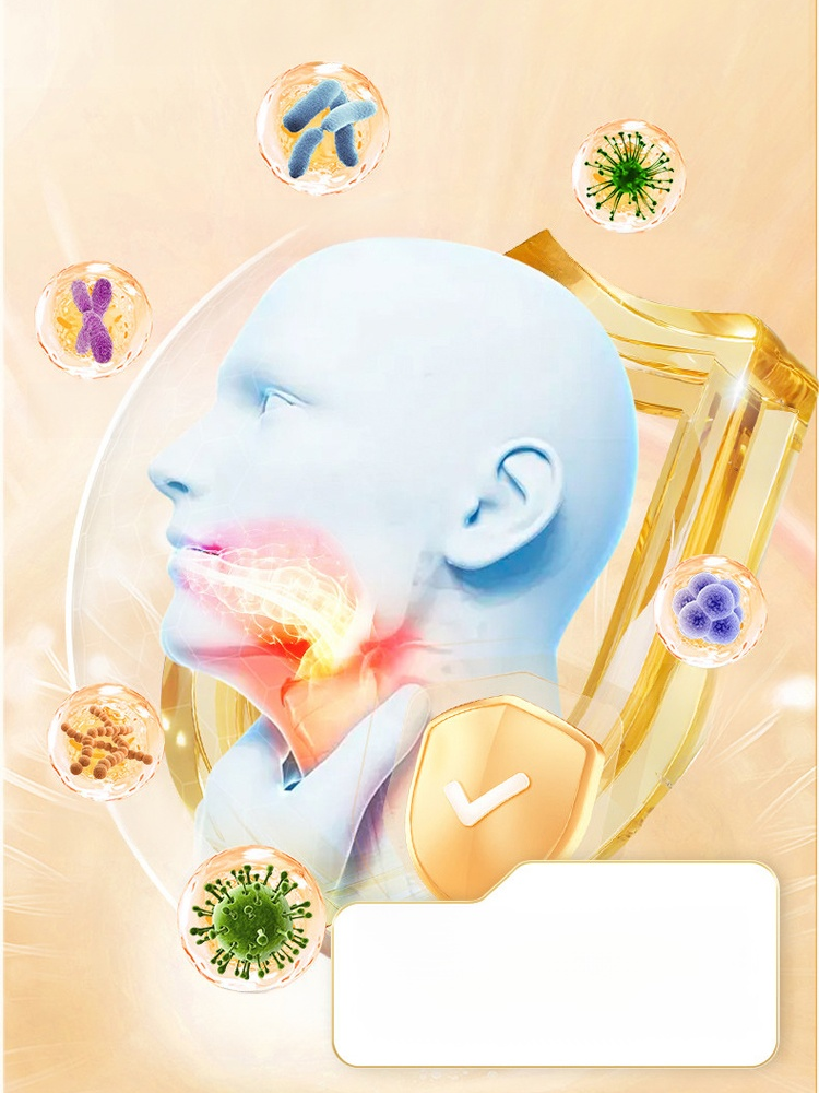 Lung Breathing Purification Tablets - Honeysuckle, Loquat, and Green Fruit Tablets