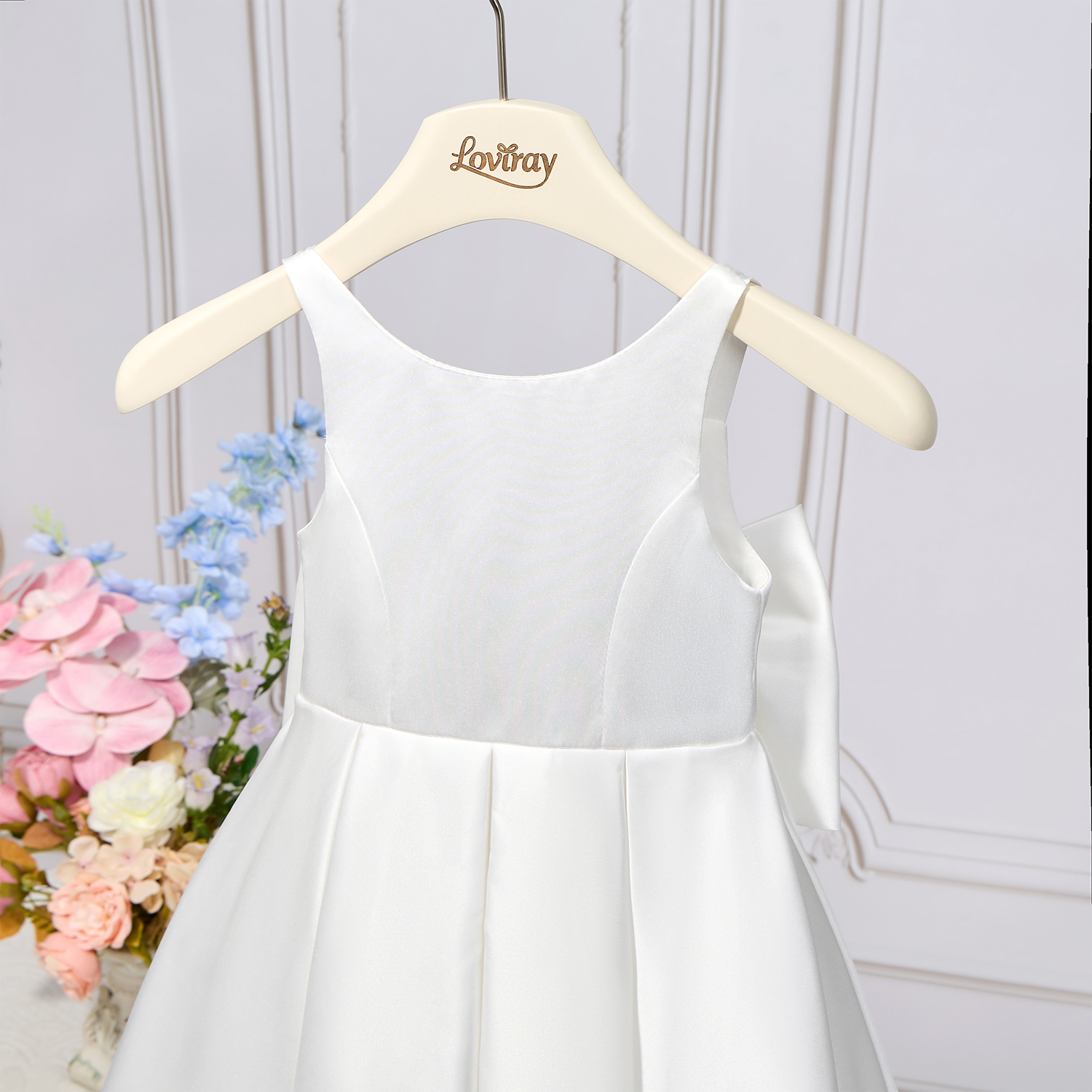 فساتين ماكسي بدون أكمام مزينة بفيونكة من الساتان - image 17