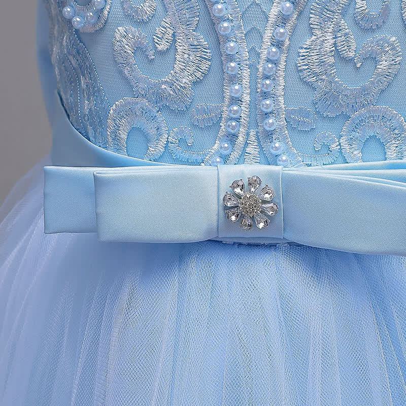 فساتين ماكسي بدون أكمام من الدانتيل الشبكي والفيونكة - image 17