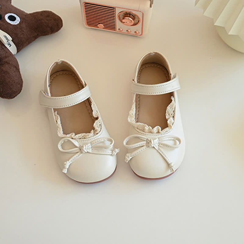 حذاء باليه ذو مقدمة مستديرة وقوس صلب - البيج - 20.8 سم - image 10